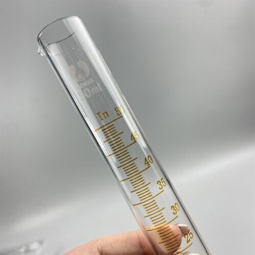 新品矿粉检测专用量筒5m0ml分度值0.5ml 玻璃量筒50ml 100ml-0.5m
