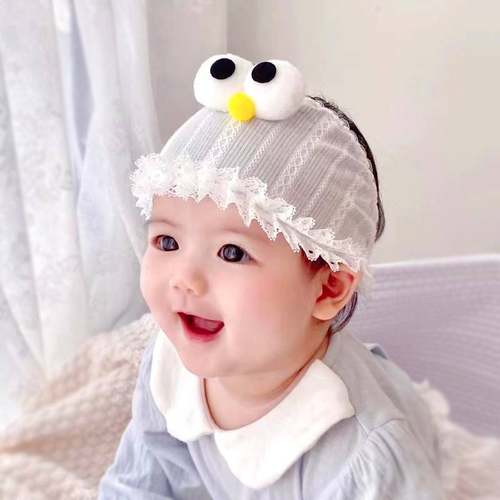 极速新生婴儿g发带护囟门帽子男女宝宝可爱超萌护脑门头饰公主百