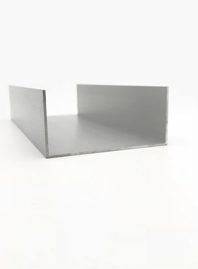 极速铝合金u型槽105ox50x2铝合金导轨氧化铝材铝型材加工U型包边