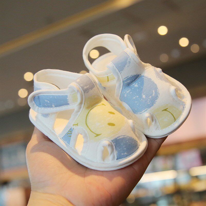 极速宝宝学步鞋软底婴幼儿夏季透x气凉鞋5-6-7-10个月学前鞋布鞋