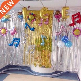 新品 Tinsel Metallicn Fringe Foil Door Hom Rain Curtain