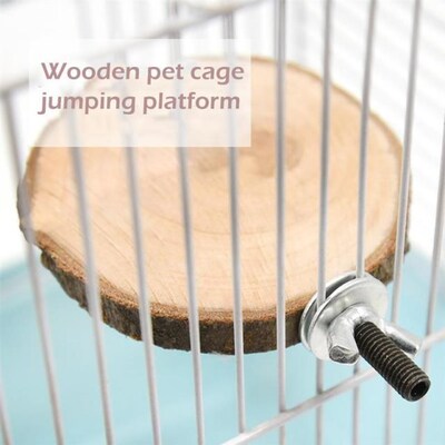 新品Pet Standing Board Wood ParrotD Cockatiel Parakeet Perch