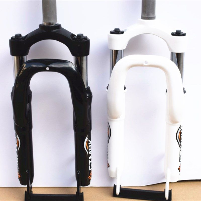 极速20寸自行车前叉20寸避震z前叉折叠车前叉20寸铝肩铁腿避震前