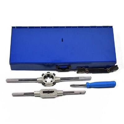 新品32 PCS HgSS Tap and Die Set Metric Wrench Cut M3-M12 Tap