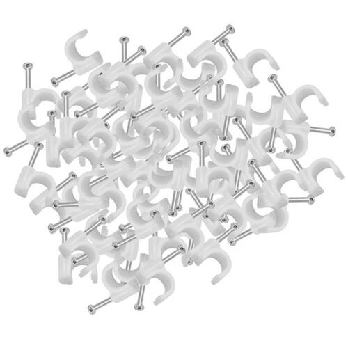 极速300 Piegces Of Cable Staples Clip Wall Wire Nail Fixture