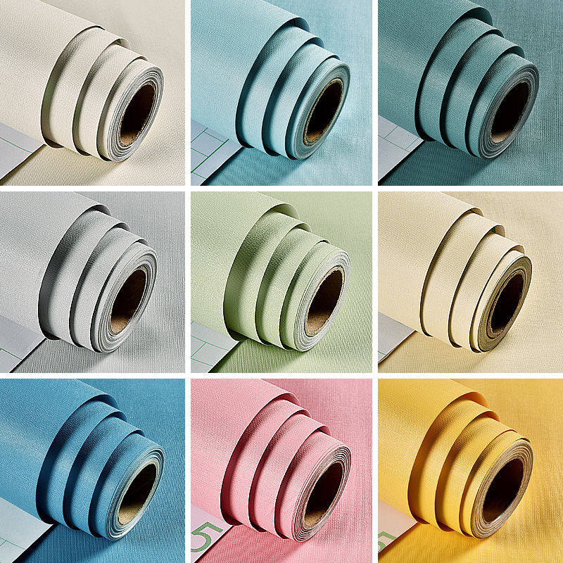 极速厚款纯色墙贴纸自粘防水防z潮自贴卧室温馨壁纸宿舍改造翻新,家装主材,自贴墙纸/自粘墙纸,淘宝优惠券,粉丝福利购,淘宝优惠卷