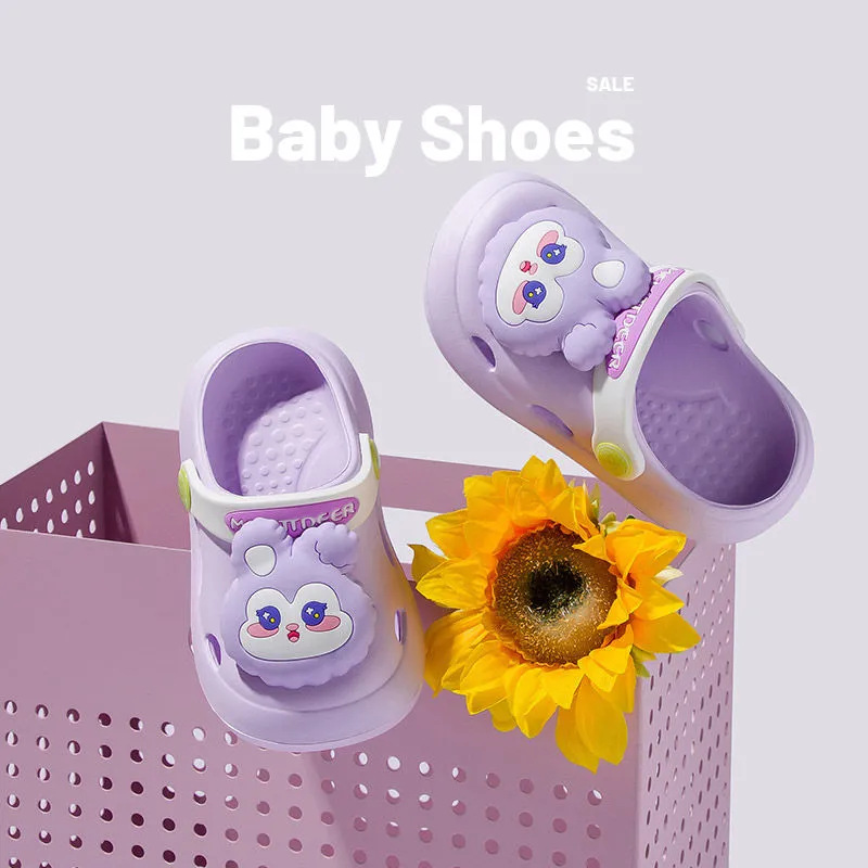 极速儿童拖鞋f宝宝软底男童女童防滑防撞包头洞洞鞋夏季卡通凉拖