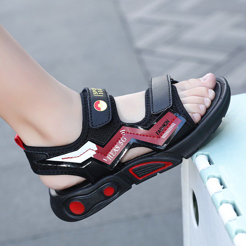 极速男童凉鞋2026新款防滑软底儿童凉鞋男孩夏R季防臭凉鞋中大童