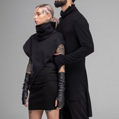 极速2020 Fashion Hanging Ears DesiEgn Turtleneck Pullover Th