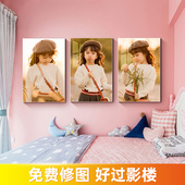 ins风三 饰客厅布O置创意个性 新品 相框照片墙组合挂墙背景墙房间装