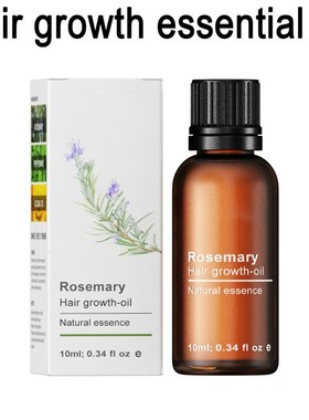 极速1 Set 10ml Rosemary Hair Faster Regrowth OiSl Serum Impr