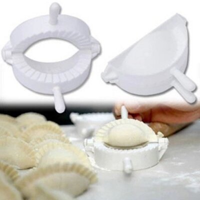 新品3pcs/Set Pasktry Maker Plastic Dumpling Mould Chinese Fo