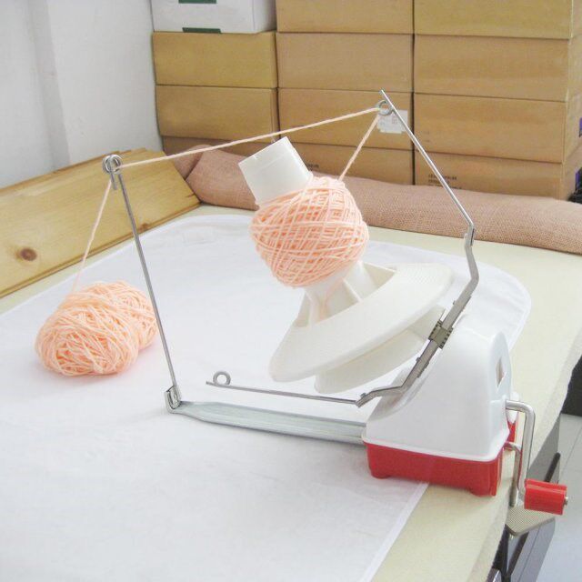 新品Knitting Machine Hantdheld Yarn Winder Fiber Knitting Ma