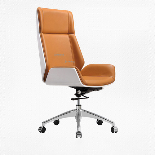 新品Woodedn High Back Pulley Office Chairs Home Leisure Leat