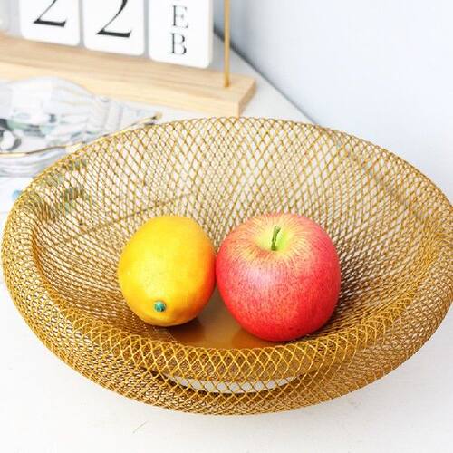 极速Nordic Style Kitchenu Table Dining Fruit Basket Iron Art