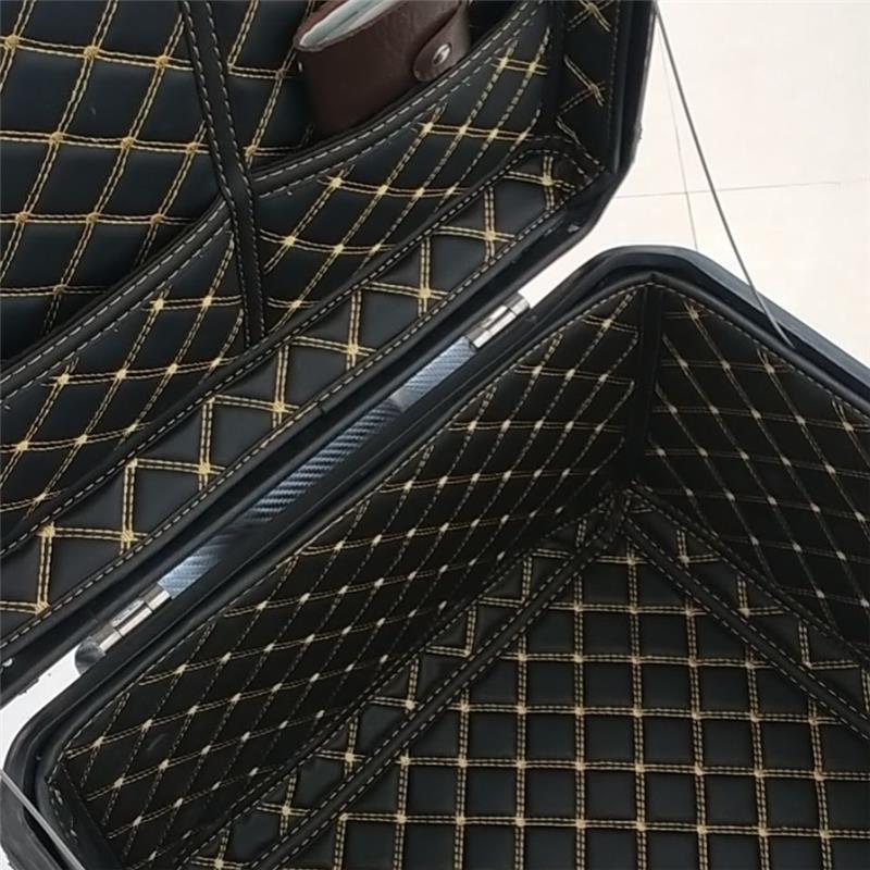 极速铝合金尾箱内衬七k七途者LS2/43/43/45/50/55升铝合金尾箱内