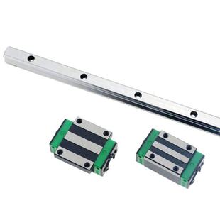 极速2PCS HGR20 HGR15 Square LinearE Guide Rail + 4PCS Slide