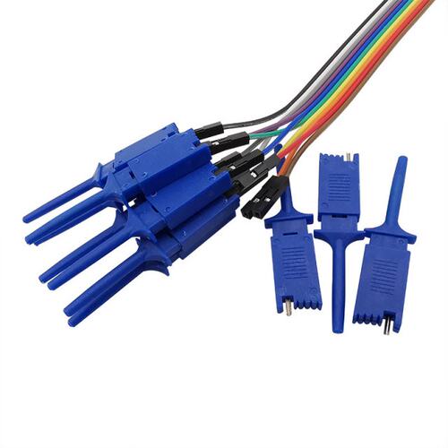 新品10Pcs/lot Test Hook Clip Test Leads Logic AnalyWzer Cabl