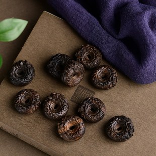 14mm 约28 TZY1735 DIY文玩佛珠手串项链 极速沉香龙扣面包扣吊坠