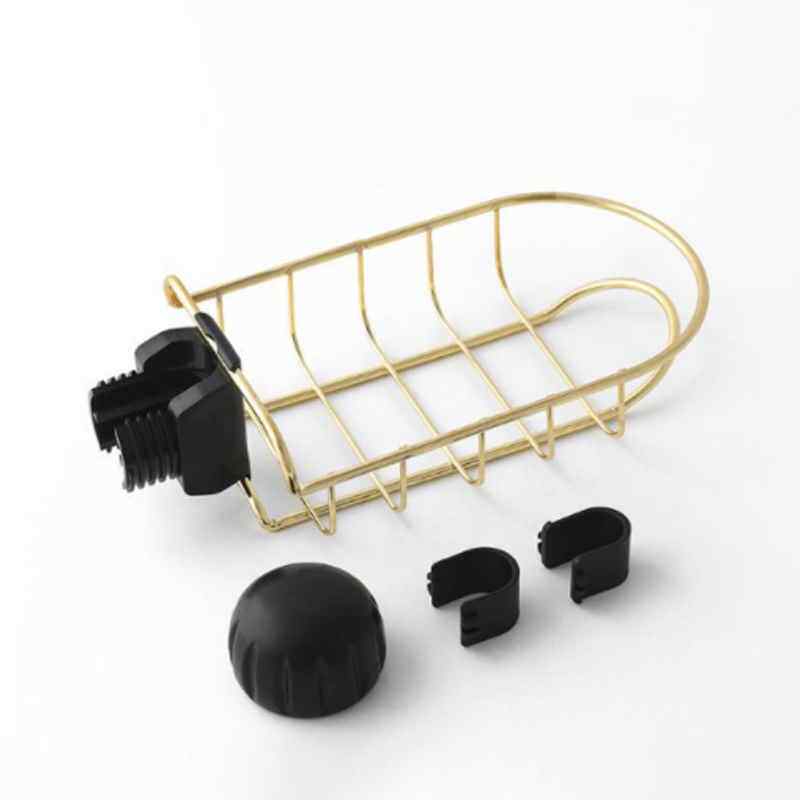 新品Kitchen Faucet Hanginvg Basket Durable Iron Faucet Shelf