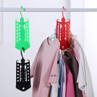 极速衣柜空e间专家神奇魔术折叠伸缩多功能衣架家用收纳神器多层
