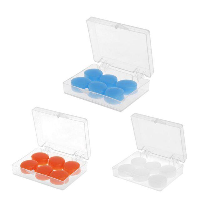 新品6PCS Eagrplugs Protective Ear Plugs Silicone Soft Waterp