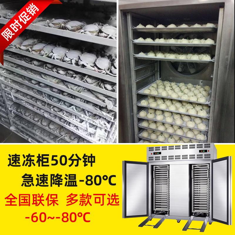 水超速冻机商用45℃-海883饺鲜急冻柜低温冰柜推车式包子速冻柜