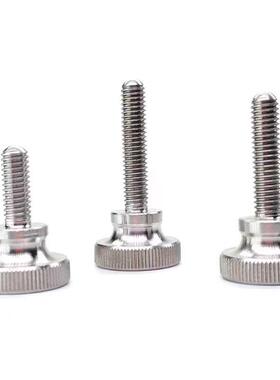 304不锈钢高头滚花M螺丝手拧螺栓弹手扭螺钉3M4546MM5M68M10G弓B8