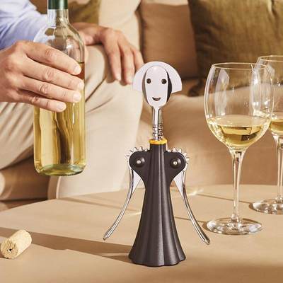 ALESSI/安娜红酒开瓶器多功能不锈钢啤酒启瓶送礼轻奢家用