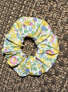 null的花园 黄色贝琪原版英国liberty发圈黄色少女感可爱发圈发饰