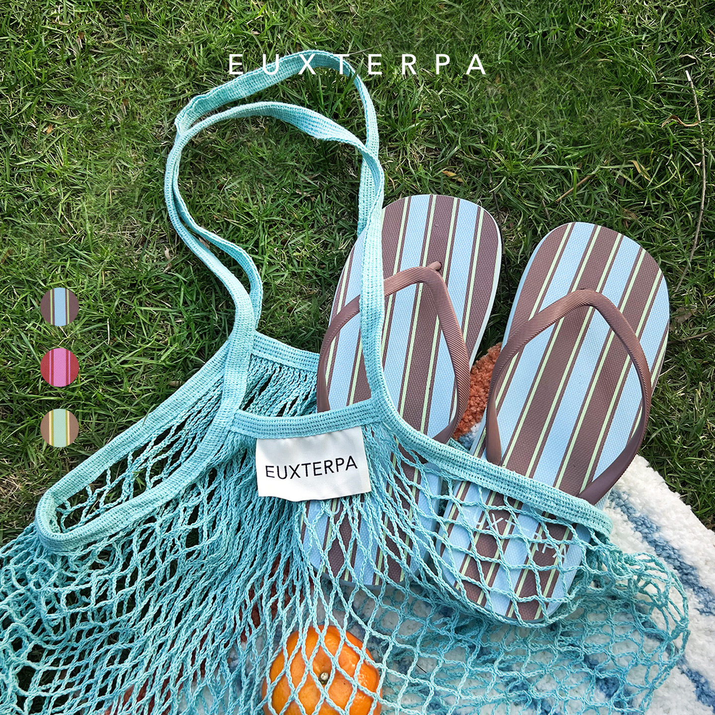 EUXTERPA欧特帕夏季新款度假沙滩夹脚拖鞋男士人字凉拖外穿情侣