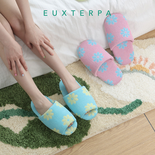花朵仙女拖室内家居防滑防臭静音拖鞋 EUXTERPA欧特帕春夏新款 女