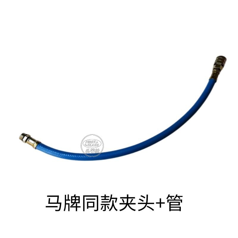 马牌充气机接头轮胎快速充气嘴加气头胎压表打气咀头子铜制夹头式