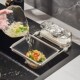 厨房水槽过滤网吸盘式 剩饭剩菜防堵漏网厨余垃圾残渣洗碗池沥水架