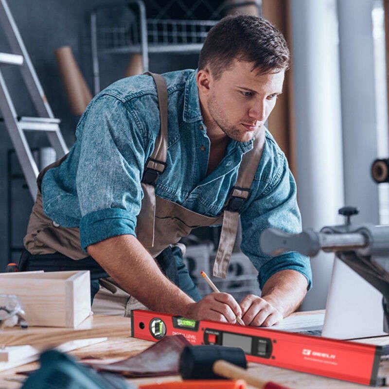 数显水平尺高精度强磁铸铝水平尺家用防摔平衡尺角度尺靠尺