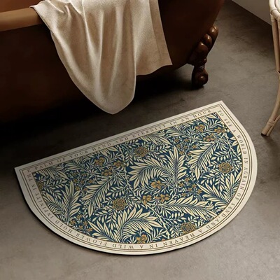 新款 田园风卫生间吸水地垫家用浴室防滑垫厕所门口易干硅藻泥
