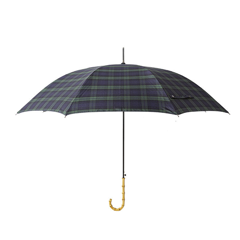 苏格兰BlackWatch军团格竹柄自动开晴雨防风晒遮阳V伞男女长柄雨