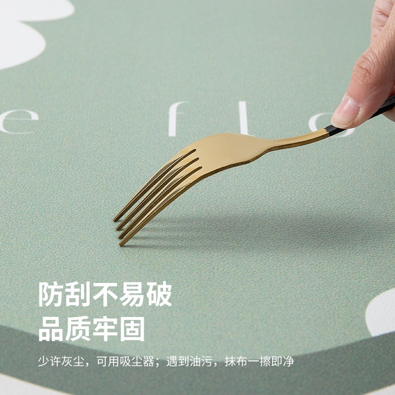 厨房地垫a防滑防油可擦免洗pvc防水耐脏地毯2025新款家用满铺地垫