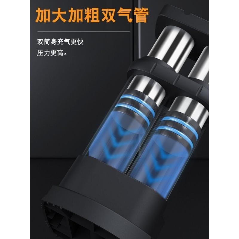 摩托车打气筒高压脚踩汽车电动C车多功能便携式三轮车充气泵