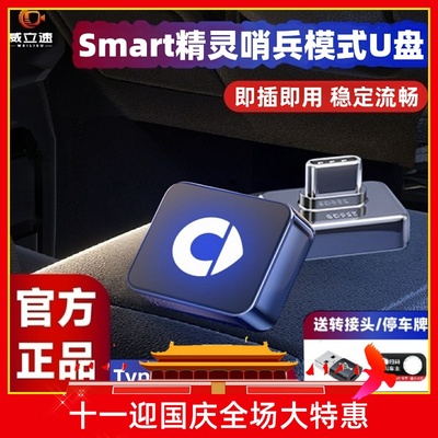 适用Smart精灵哨兵模式U盘车载精灵1号/5号停车监控专用typec优盘