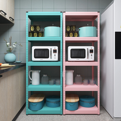 碳钢加厚厨房置物架落地式多层微波炉烤箱架子收纳架 峰阳放锅架