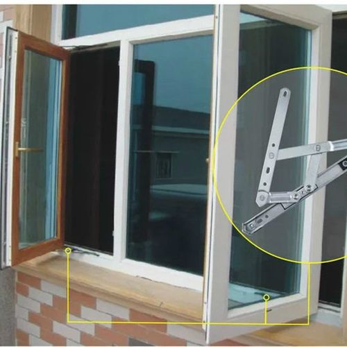 10 12 14 16寸特厚不锈钢窗塑钢窗户滑限位器防风撑平开窗支撑杆