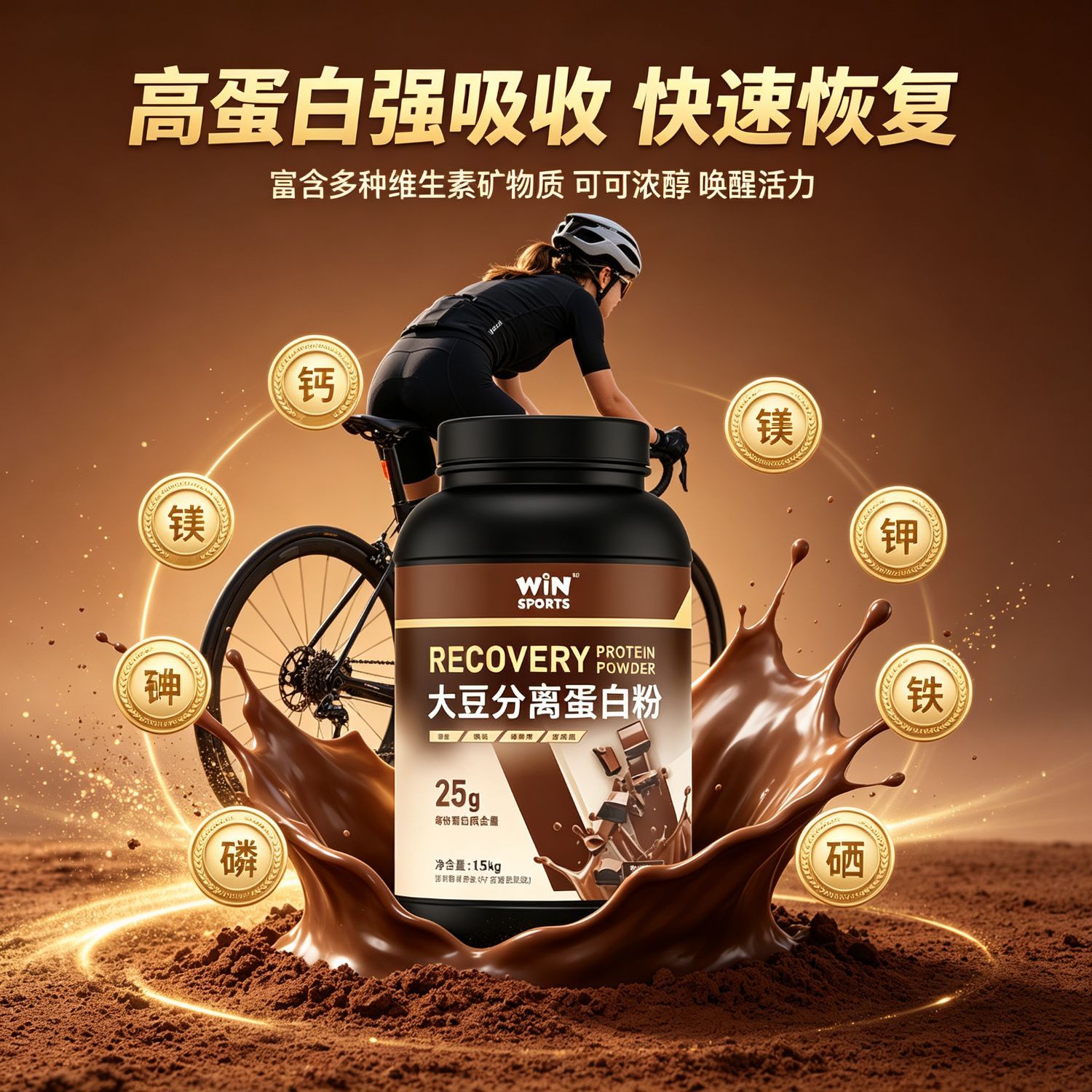 WiNSPORTS大豆分离蛋白粉恢复能