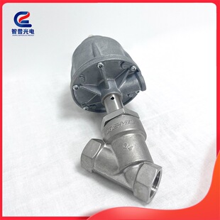 GEMU盖米气动蒸汽耐高温大头角座阀内螺纹气控快装 514型 式