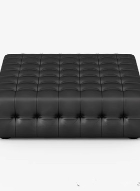 RW直排服装店沙发凳黑色脚踏商场方形凳客厅凳衣帽间凳豆腐块小沙