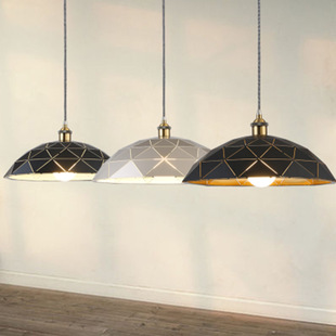 led复古工业风吊灯超市照明飞碟吊灯餐厅网咖啡厅酒吧台个性 吊灯