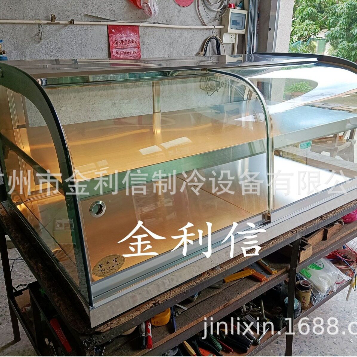 热款台面前后开门肉松包甜圈圈保酥展示柜炸鸡块汉堡保电热热