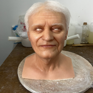 头套全脸面具定制硅胶人脸变装3d立体美女易容仿真头套男变女订制