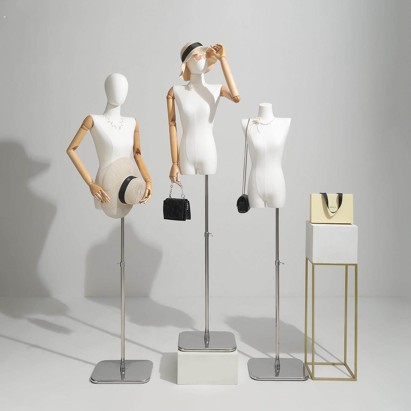 韩版平肩模特展示架女装半身衣服橱窗假人服装店专用陈列人偶道具