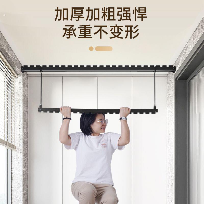 晾衣杆阳台晾衣神器晾衣架吊挂式挂钩晒被子折叠晾晒宝挂壁挂衣杆